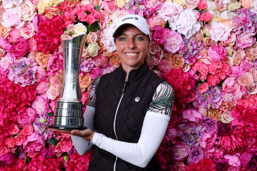 Sophia Popov with the AIG Women
